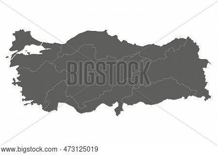 Vector Blank Map Vector & Photo (Free Trial) | Bigstock