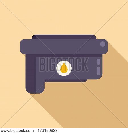 Printer Cartridge Icon Flat Vector. Digital Print. Color Offset