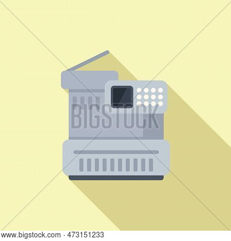 Copy Machine Icon Flat Vector. Digital Print. Service Art