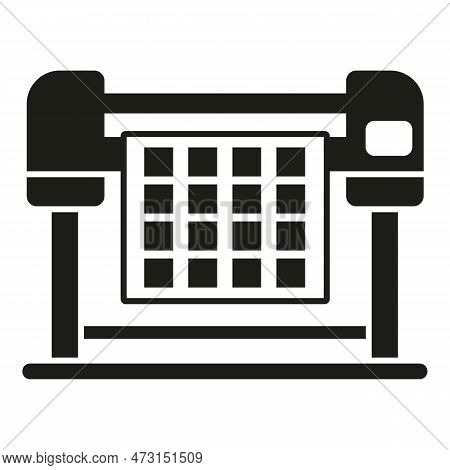Cmyk Plotter Icon Simple Vector. Digital Print. Color Industry