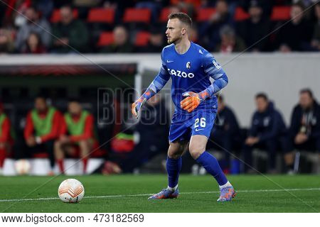 Mark Flekken Of Sc Freiburg During The Uefa Europa League  Match Beetween  Sc Freiburg And Juventus 