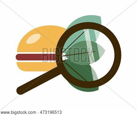 Plant Based Burger Meat Icon Vector Illustration