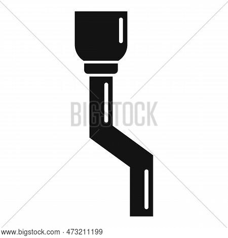 Drainpipe Gutter Icon. Simple Illustration Of Drainpipe Gutter Icon For Web Design Isolated On White