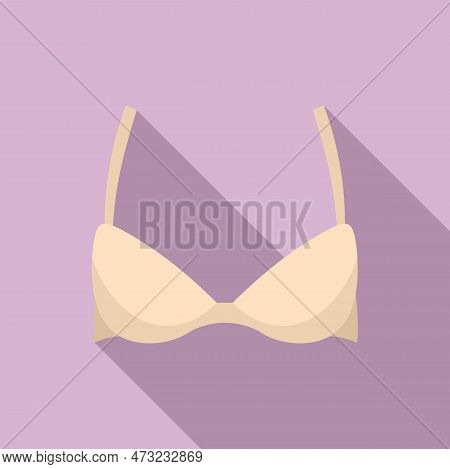 Size Bra Icon. Flat Illustration Of Size Bra Icon For Web Design