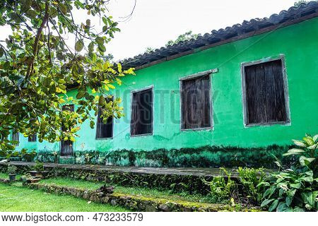 Restaurant At The Pantanal Marimbus, Waters Of Many Rivers And Abundant Vegetation, In Andarai, Bahi