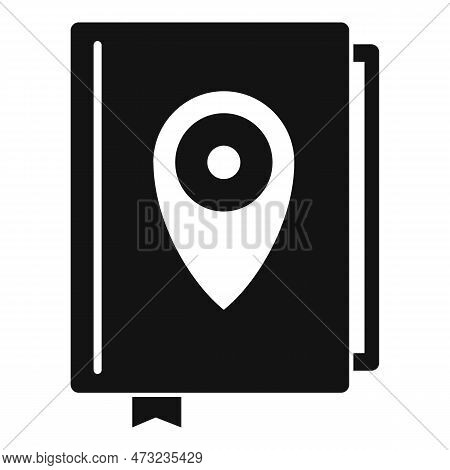 Guide Tour Book Icon. Simple Illustration Of Guide Tour Book Icon For Web Design Isolated On White B