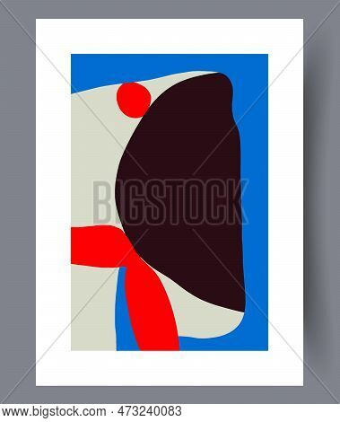 Abstract Figures Surrealistic Objects Wall Art Print. Printable Minimal Abstract Figures Poster. Wal