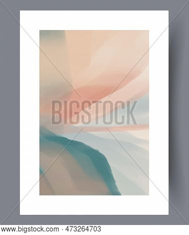 Abstract Minimalism Pictorial Chaos Wall Art Print. Wall Artwork For Interior Design. Contemporary D