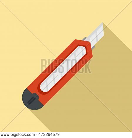 Cutter Icon. Flat Illustration Of Cutter Icon For Web Design