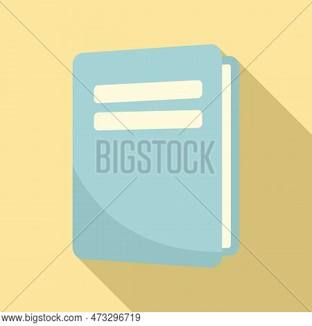 Sociology School Book Icon. Flat Illustration Of Sociology School Book Icon For Web Design