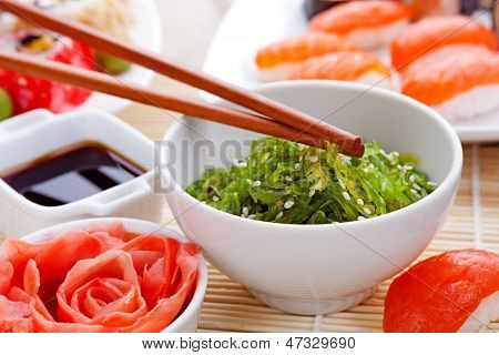 Japanse keuken - Chuka zeewier salade