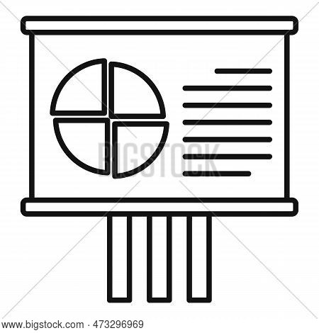 Sociology Lesson Banner Icon. Outline Sociology Lesson Banner Icon For Web Design Isolated On White 