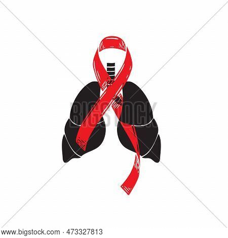 The Symbolic Designation Of Tuberculosis Is A Red Ribbon