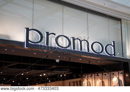 Bordeaux , Aquitaine  France - 02 25 2023 : Promod Sign Brand And Text Logo On Wall Facade French Sh