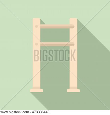 Dog Barrier Icon. Flat Illustration Of Dog Barrier Icon For Web Design