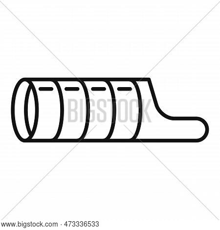 Dog Training Pipe Icon. Outline Dog Training Pipe Icon For Web Design Isolated On White Background