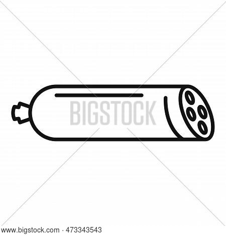 Sausage Banger Icon. Outline Sausage Banger Icon For Web Design Isolated On White Background