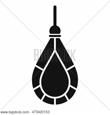 Gem Earring Icon. Simple Illustration Of Gem Earring Icon For Web Design Isolated On White Backgroun