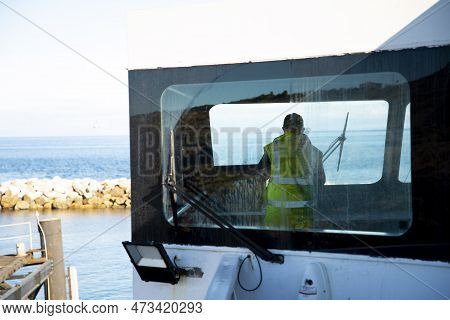 Quarterdeck Of A Commercial Catamaran - Australia