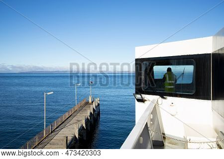 Quarterdeck Of A Commercial Catamaran - Australia