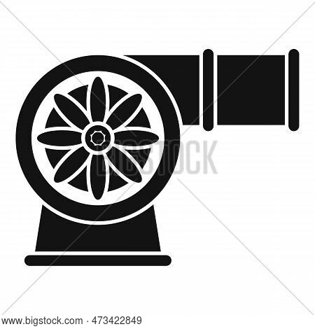 Ductwork Ventilation Icon. Simple Illustration Of Ductwork Ventilation Icon For Web Design Isolated 