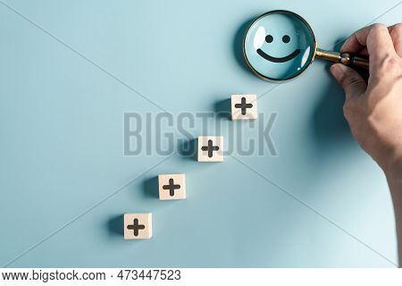 Select Positive Emotion Icon, Mental Health Assessment Max Positive. Thinking Boost Energy Or Fresh 
