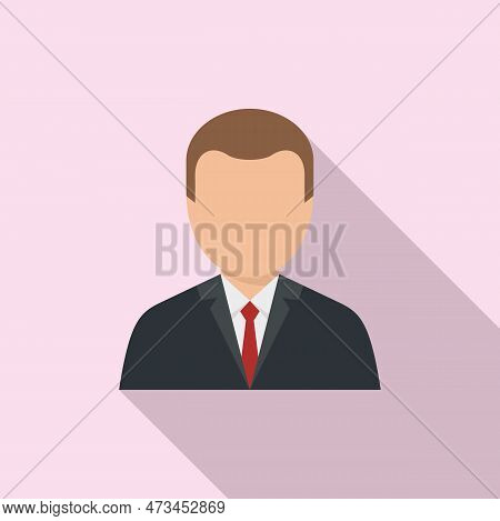Tax Inspector Icon. Flat Illustration Of Tax Inspector Icon For Web Design