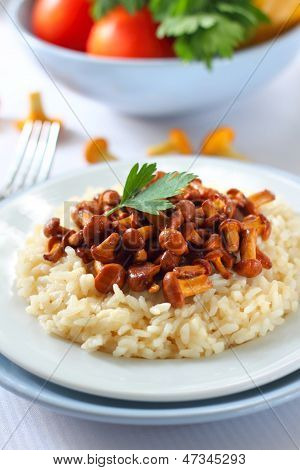 Risotto z Pieprznik jadalny