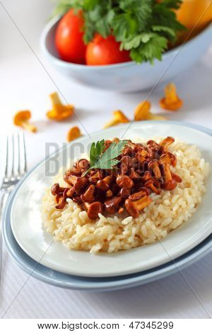 Risotto z Pieprznik jadalny