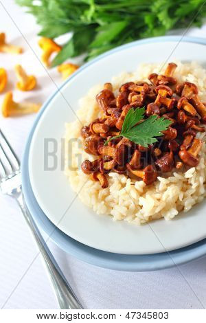 Risotto z Pieprznik jadalny