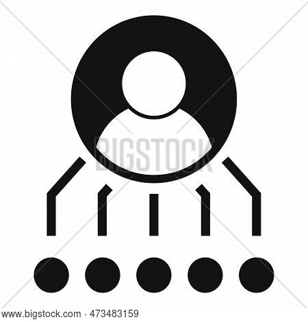 Restructuring Person Icon. Simple Illustration Of Restructuring Person Icon For Web Design Isolated 