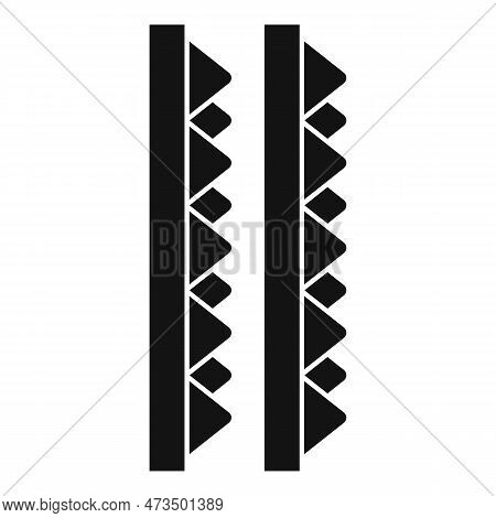 Soundproofing Foam Icon. Simple Illustration Of Soundproofing Foam Icon For Web Design Isolated On W