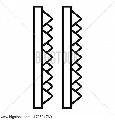 Soundproofing Foam Icon. Outline Soundproofing Foam Icon For Web Design Isolated On White Background