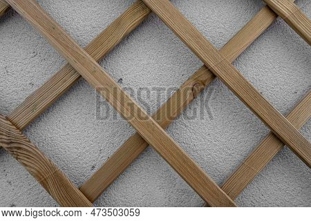 Vector Wood Texture Background With Unvarnished Wooden Fence Slats