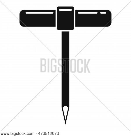 Carpenter Awl Icon. Simple Illustration Of Carpenter Awl Icon For Web Design Isolated On White Backg