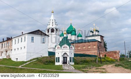 View Of The Spassky Monastery In Arzamas, Russia.