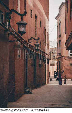 The Centuries-old Kashgar Old Town Is Located In The Center Of Kashgar.