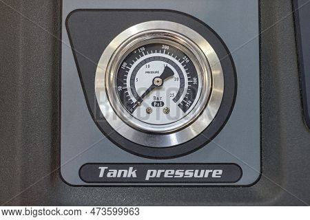 Tank Pressure Gauge Bar Psi Scale Garage Equipment Machine