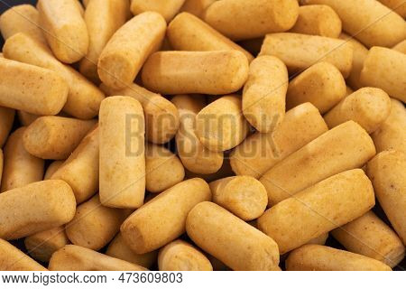 Traditional Colombian Snack Food Achiras Of Huila - Baked Snacks