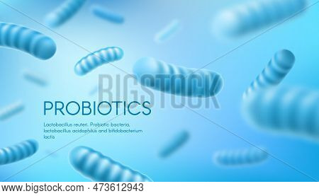 Probiotic Bacteria, Lactobacillus Acidophilus And Bifidobacterium. Human Microbiome, Brobiotics For 