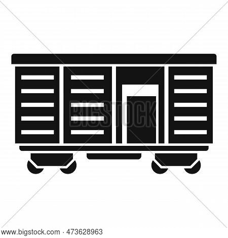 Illegal Immigrants Wagon Icon. Simple Illustration Of Illegal Immigrants Wagon Icon For Web Design I