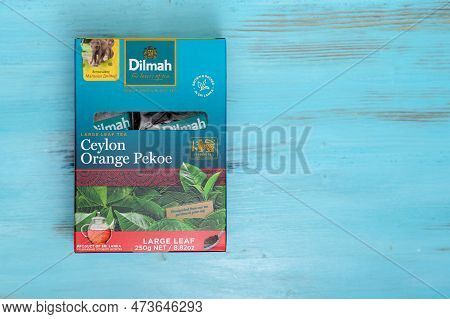 Tyumen, Russia-january 23, 2023: Dilmah Tea. Dilmah Is One Of The Famous Brands In Tea Industry, Cop