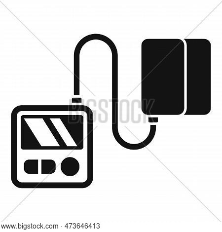 Tensiometer Icon. Simple Illustration Of Tensiometer Icon For Web Design Isolated On White Backgroun