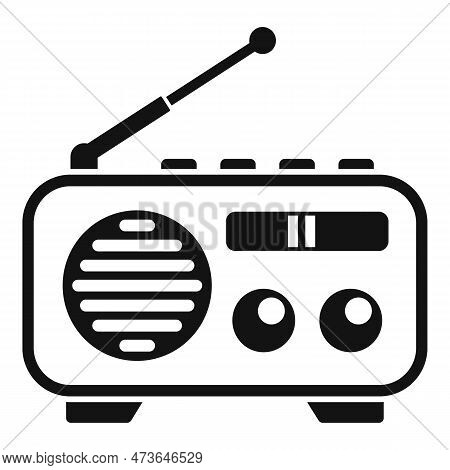 Nursing Radio Icon. Simple Illustration Of Nursing Radio Icon For Web Design Isolated On White Backg