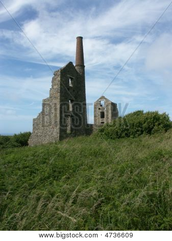 Eski maden, Cornwall İngiltere kalay