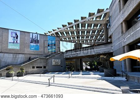 Brea, California - 28 Mar 2023: The Brea Civic And Cultural Center.