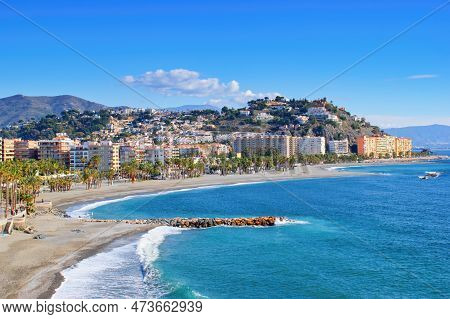 Almunecar, Spain, Costa Del Sol - Beautiful City And Coast View