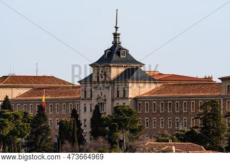 Toledo, Spain - February 19, 2023: Toledo Infantry Academy. It Is A Military Training Center Of The 