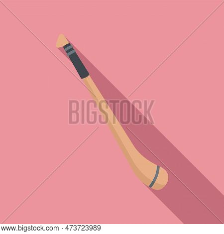 Hurling Stick Icon. Flat Illustration Of Hurling Stick Icon For Web Design