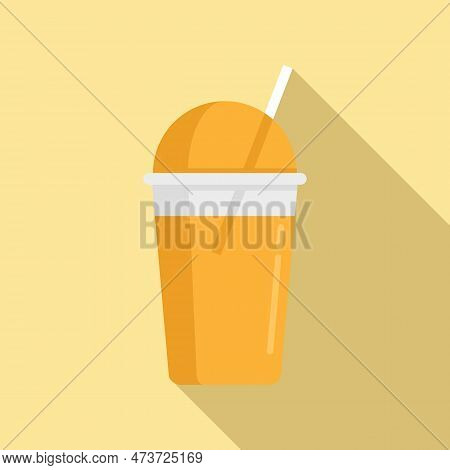 Multifruit Fresh Juice Icon. Flat Illustration Of Multifruit Fresh Juice Icon For Web Design